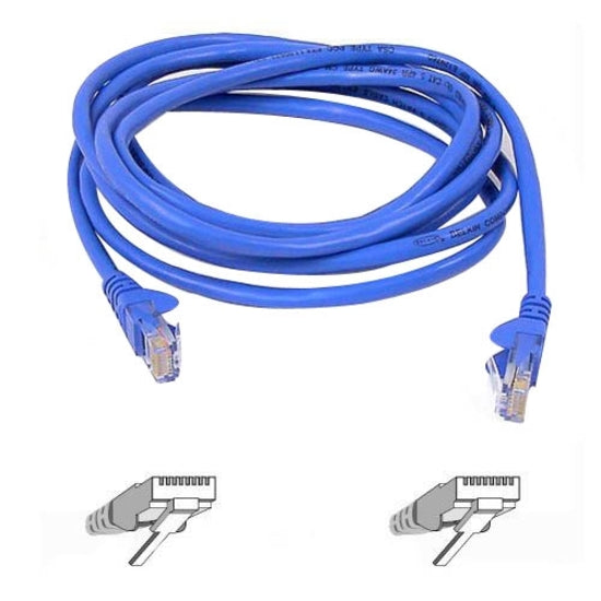 15FT CAT5E BLUE PATCH CORD