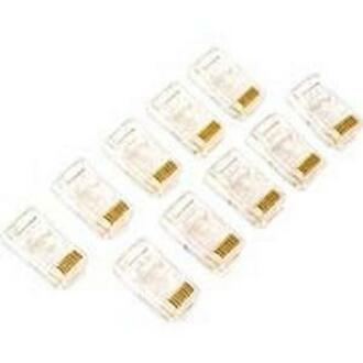 50PK RJ45 CAT5E ROUND MODULAR