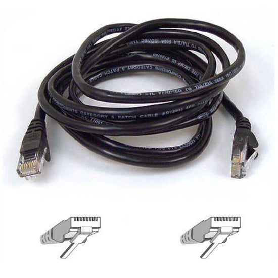 25FT CAT5E BLACK PATCH CORD