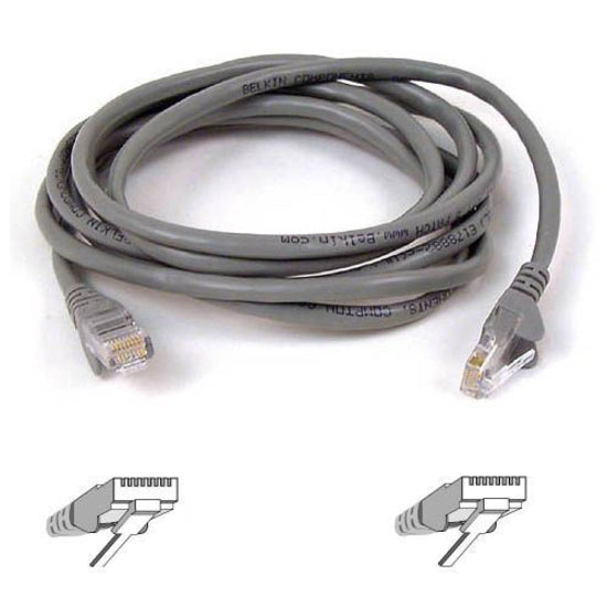 10FT CAT6 GREY SNAGLESS PATCH