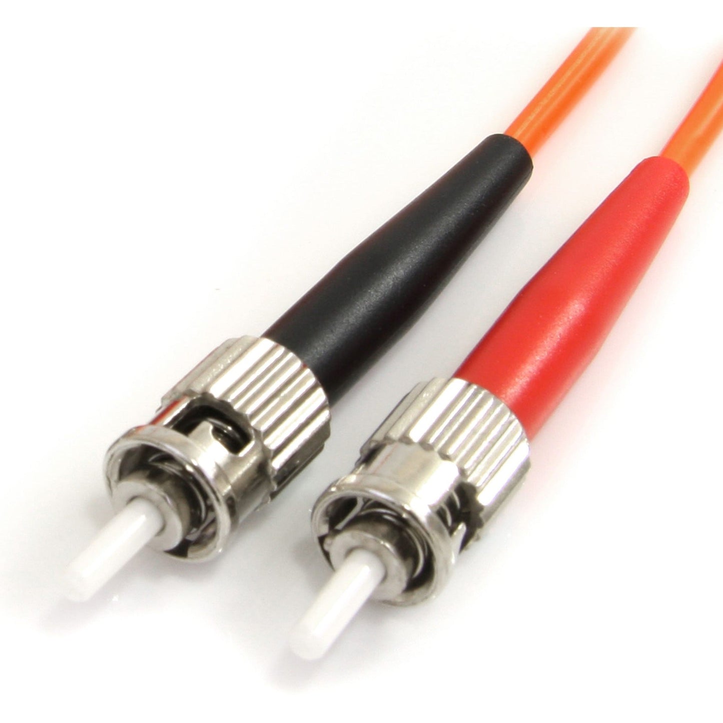 StarTech.com 1m Fiber Optic Cable - Multimode Duplex 62.5/125 - LSZH - ST/ST - OM1 - ST to ST Fiber Patch Cable