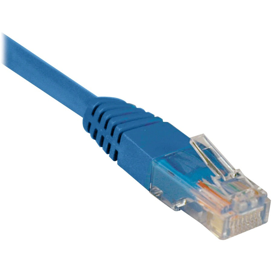 Tripp Lite Cat5e 350 MHz Molded (UTP) Ethernet Cable (RJ45 M/M) PoE Blue 25 ft. (7.62 m)
