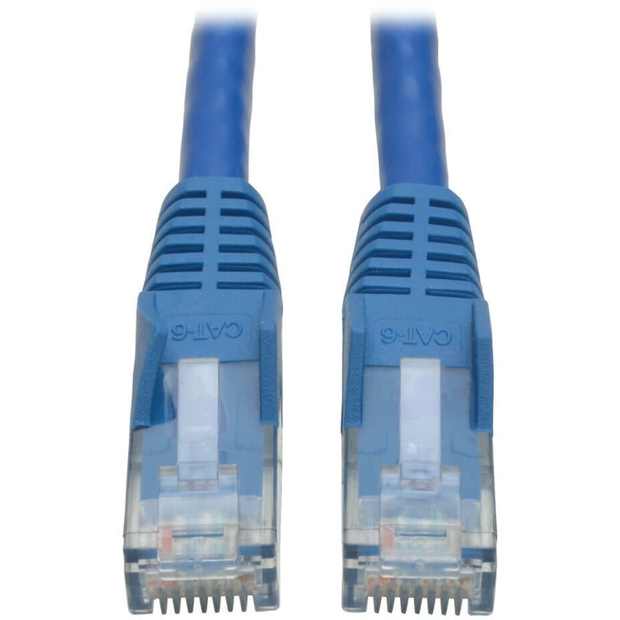 Tripp Lite Cat6 Gigabit Snagless Molded (UTP) Ethernet Cable (RJ45 M/M) PoE Blue 10 ft. (3.05 m)