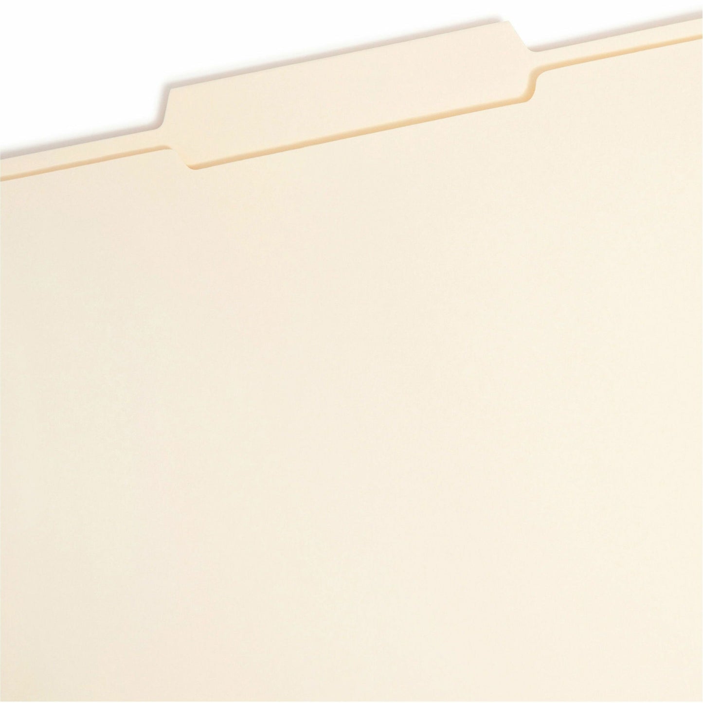 Smead 2/5 Tab Cut Letter Recycled Fastener Folder