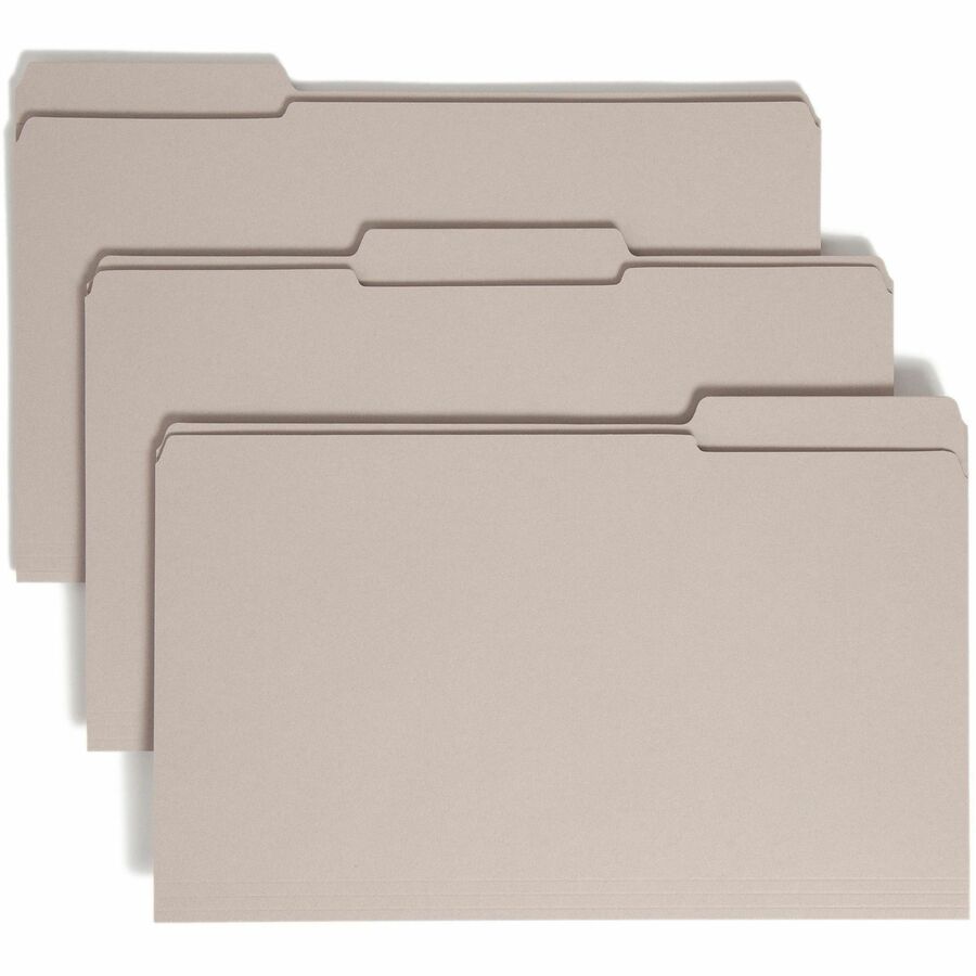 Smead Colored 1/3 Tab Cut Legal Recycled Top Tab File Folder