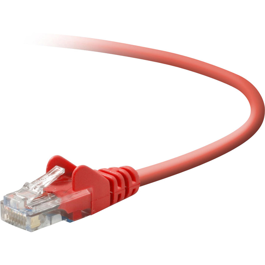7FT CAT5E RED SNAGLESS PATCH