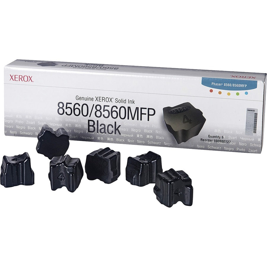 6PK BLACK SOLID INK STICKS