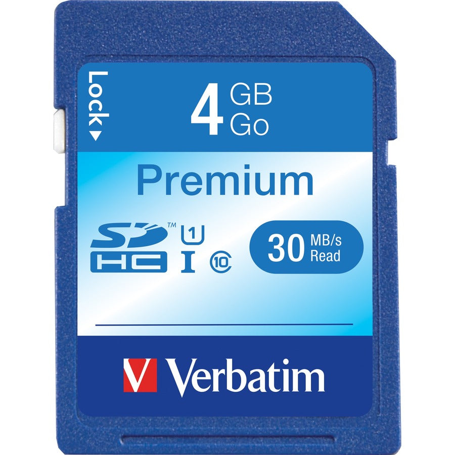 4GB Premium SDHC Memory Card UHS-I U1 Class 10
