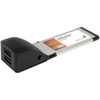 StarTech.com 2 Port ExpressCard Laptop USB 2.0 Adapter Card - USB adapter - ExpressCard - USB Hi-Speed USB - 2 ports