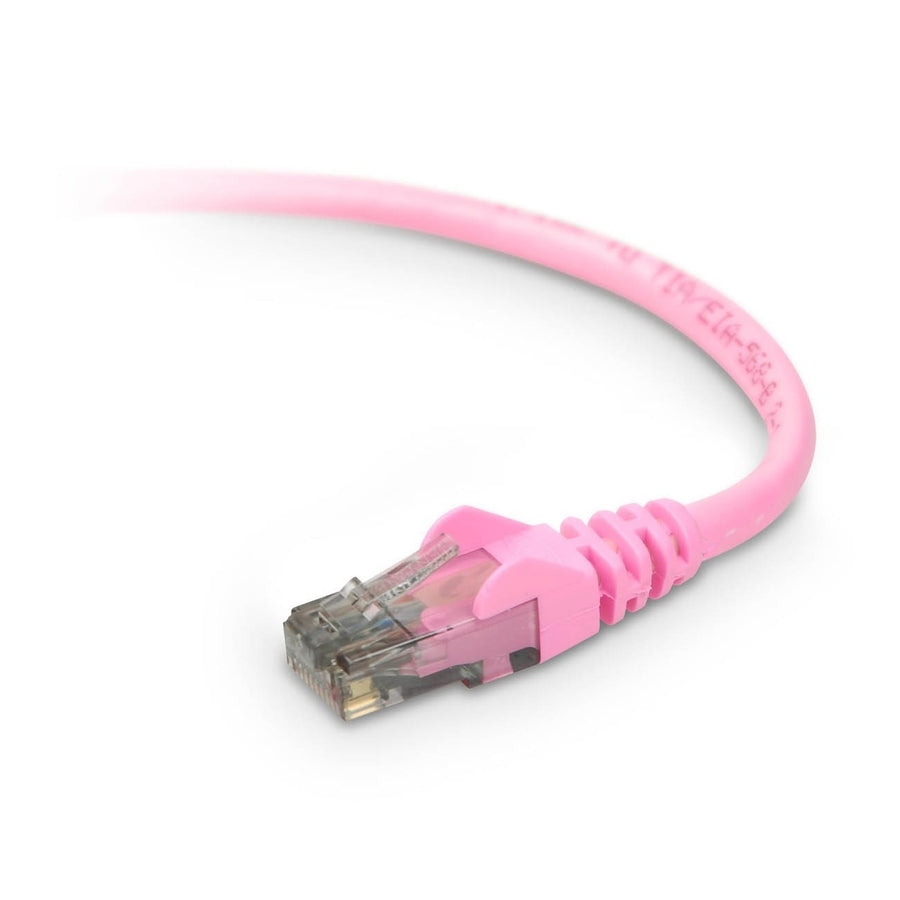 7FT CAT6 PINK SNAGLESS PATCH