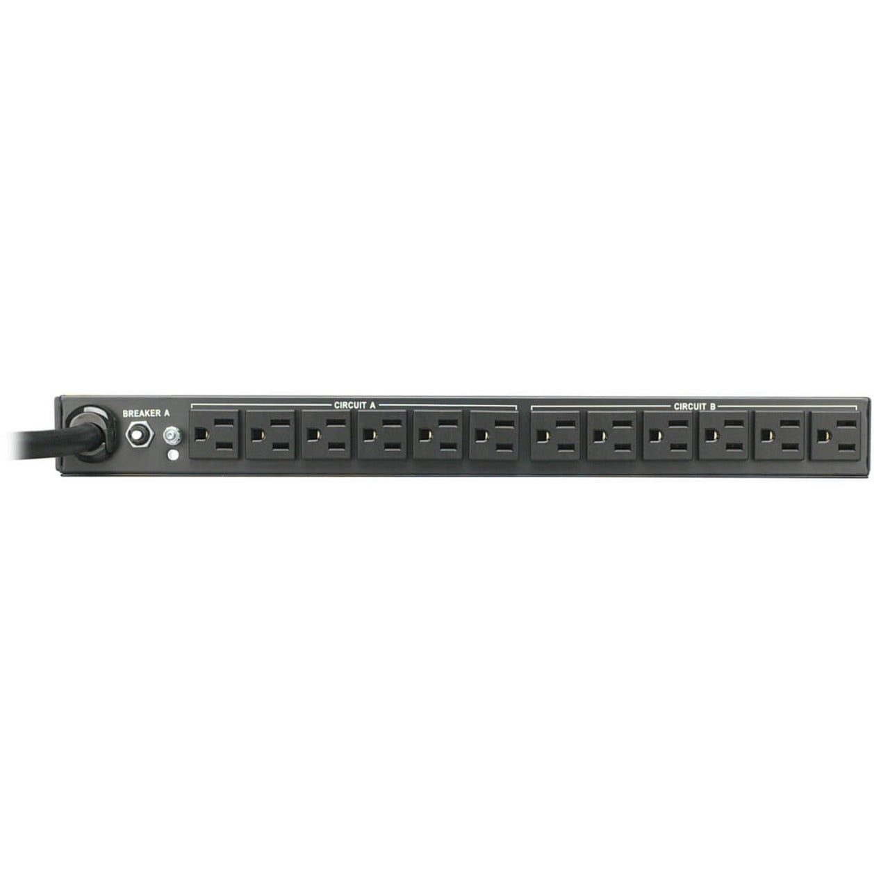 Tripp Lite PDU Single Phase Basic Horizontal 120V 2.9kw 24 5-15R 30A 1U RM