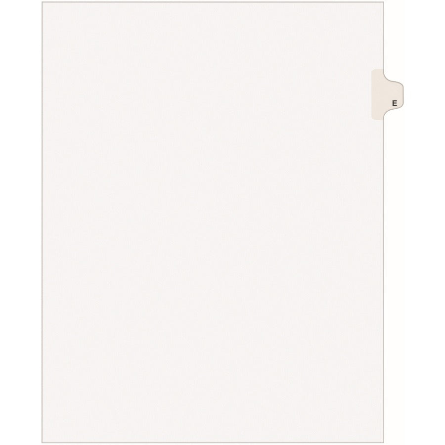 Avery® Individual Legal Dividers Avery® Style Letter Size Side Tab E (1405)