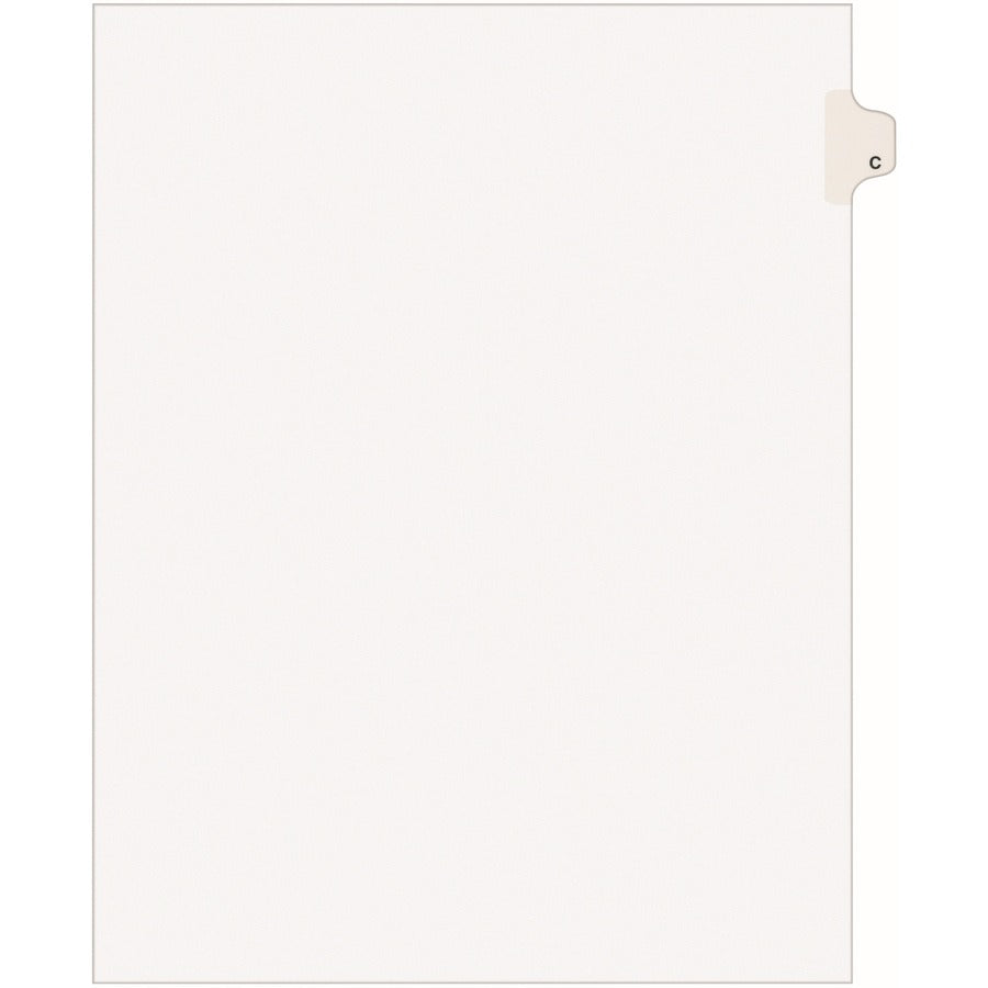 Avery® Individual Legal Dividers Avery® Style Letter Size Side Tab C (1403)