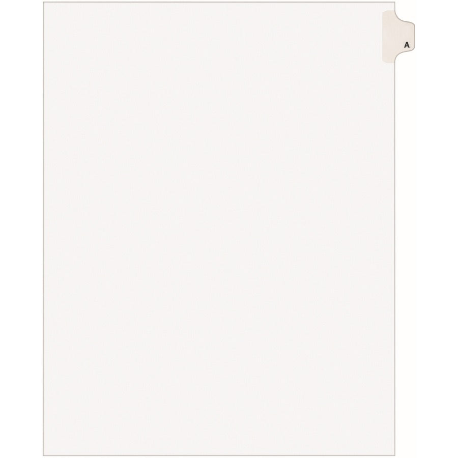 Avery® Individual Legal Dividers Avery® Style Letter Size Side Tab A (1401)