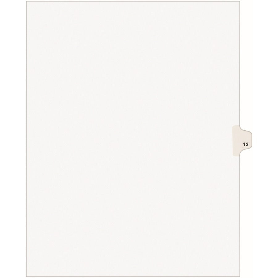 Avery® Individual Legal Dividers Avery® Style Letter Size Side Tab #13 (11923)