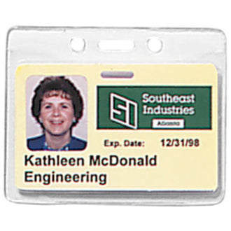 Brady Horizontal Top-Load Badge Holder