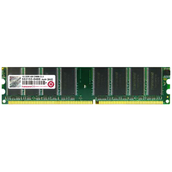Transcend 1GB DDR SDRAM Memory Module