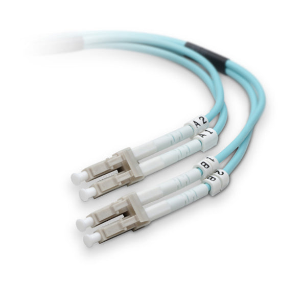 20M FIBER LC/LC 50/125 AQUA