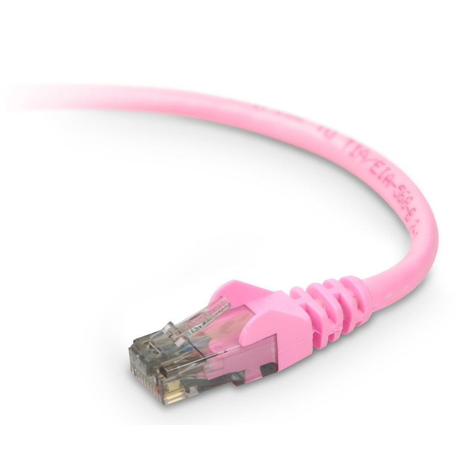 15FT CAT6 PNK SNAGLESS UTP RJ45