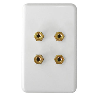 SIIG 4-Port Speaker Faceplate