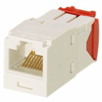 OFF WHT CAT5E MINI-COM MOD UTP