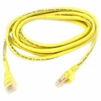 6IN CAT6 YELLOW UTP SNAGLESS