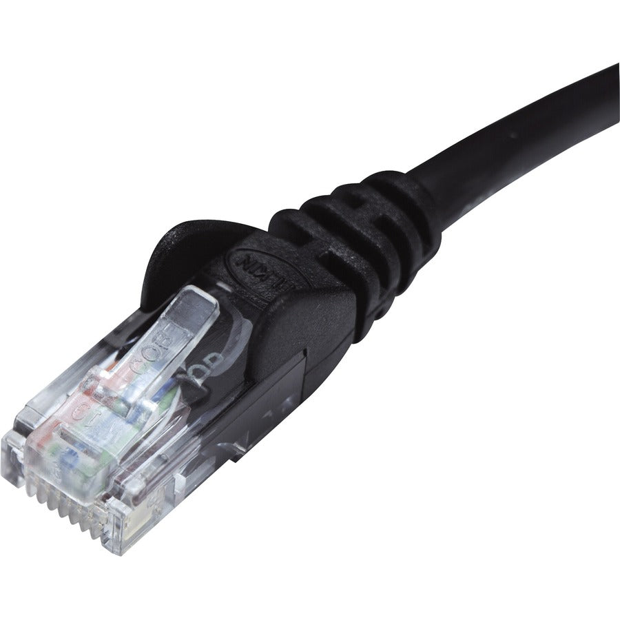 50FT CAT5E BLK UTP SNAGLESS