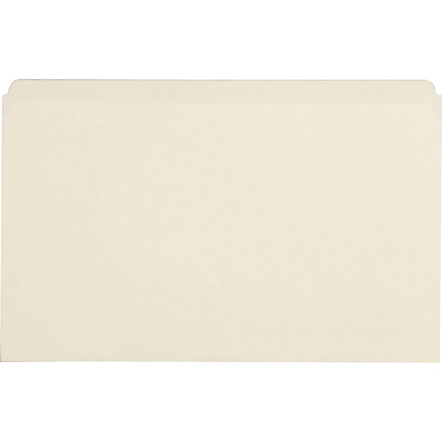 Business Source Straight Tab Cut Legal Recycled Top Tab File Folder