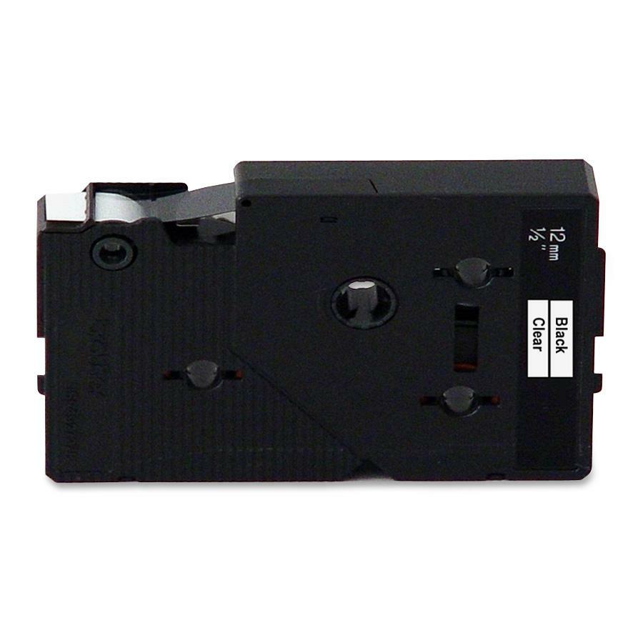 2PK TC-10 1/2IN BLACK ON CLEAR