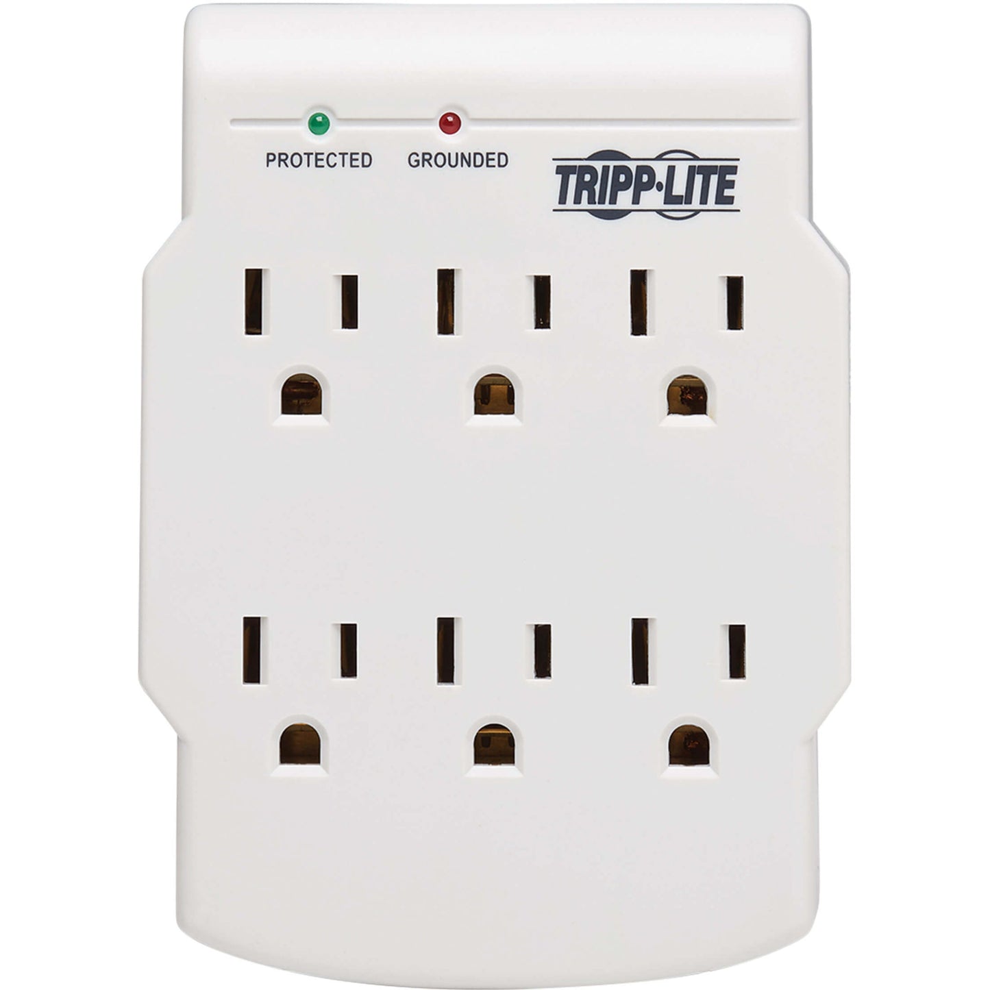 Tripp Lite Protect It! 6-Outlet Low-Profile Surge Protector Direct Plug-In 540 Joules Diagnostic LED