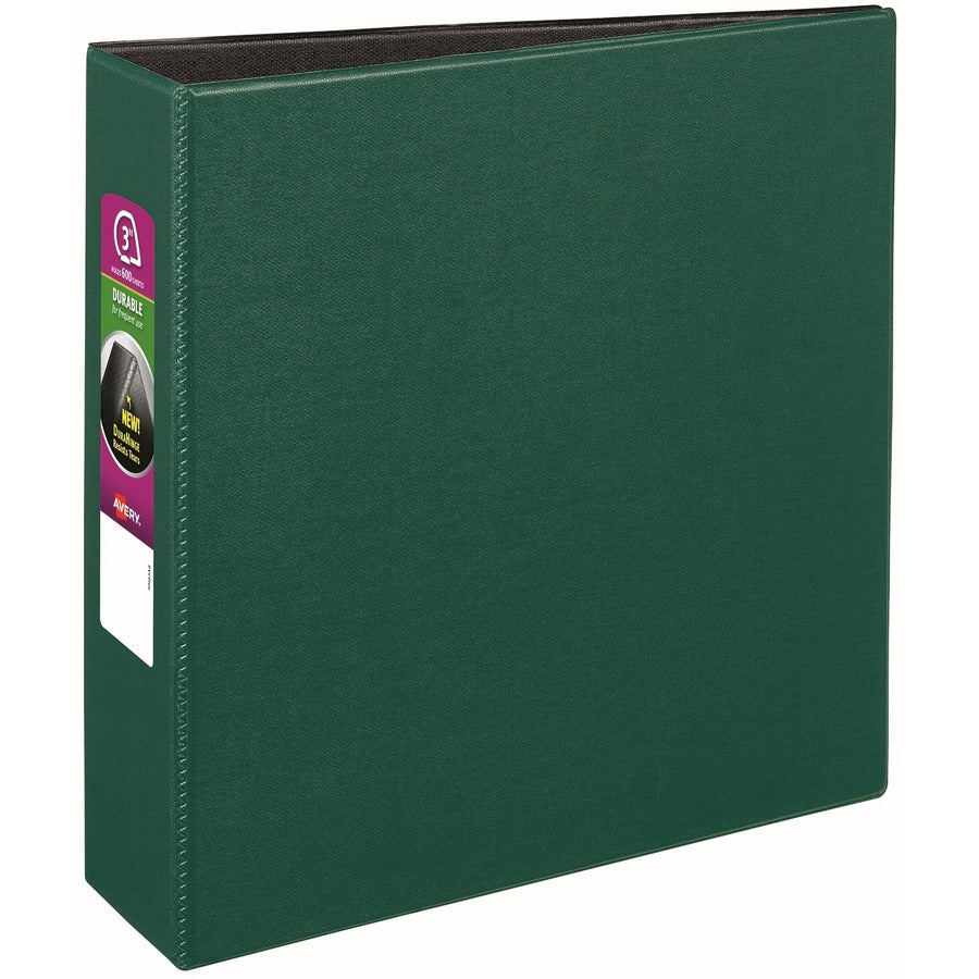 Avery® Durable 3 Ring Binder 3" Slant Rings 1 Green Binder (27653)