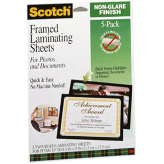 Scotch Laminating Sheets LS854-5G Gloss Finish