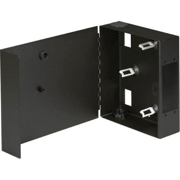 Black Box Open-Style Unloaded Fiber Wall Cabinet Accepts 2 Adapter Panels