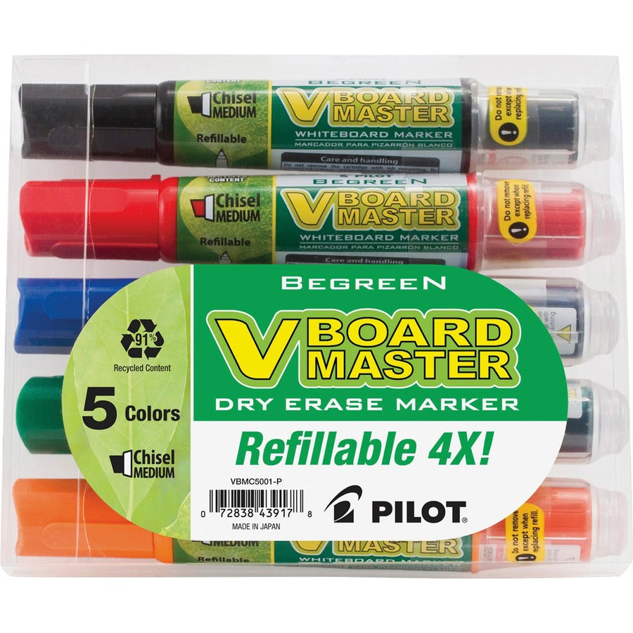Pilot BeGreen Refillable VBoard Dry-erase Marker