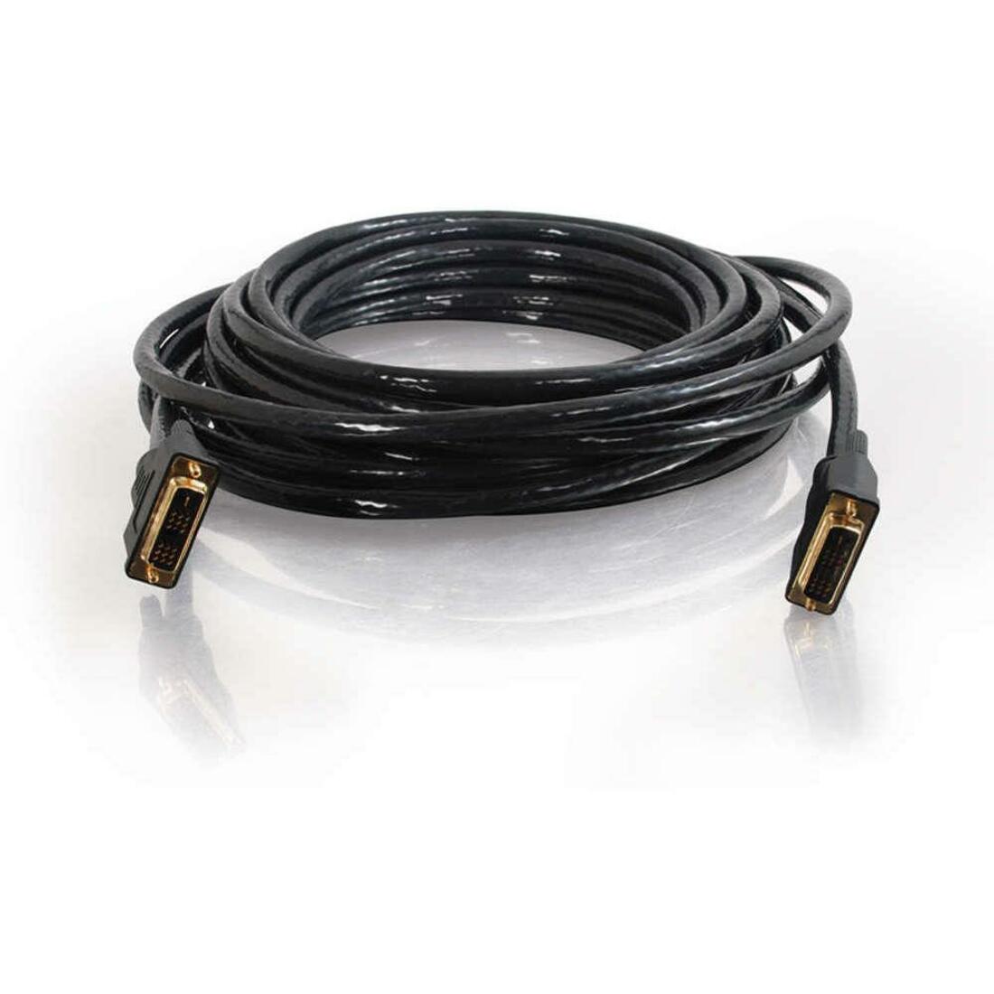C2G 15ft Pro Series Single Link DVI-D Digital Video Cable M/M - Plenum CMP-Rated