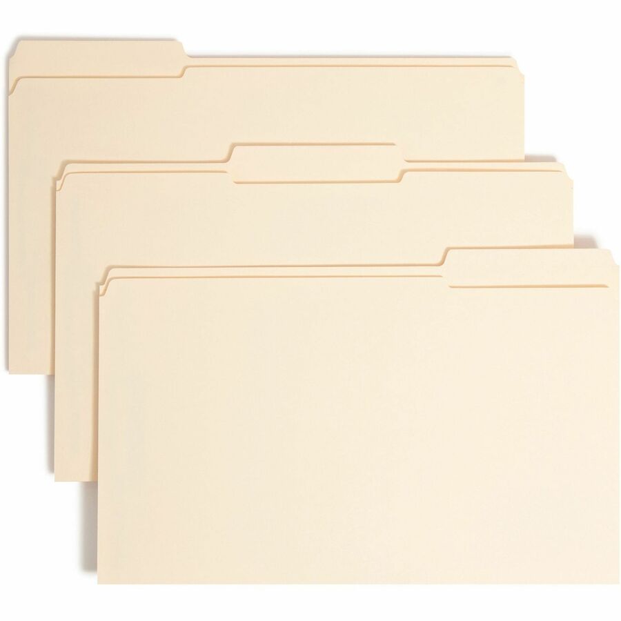 Smead 1/3 Tab Cut Legal Recycled Top Tab File Folder