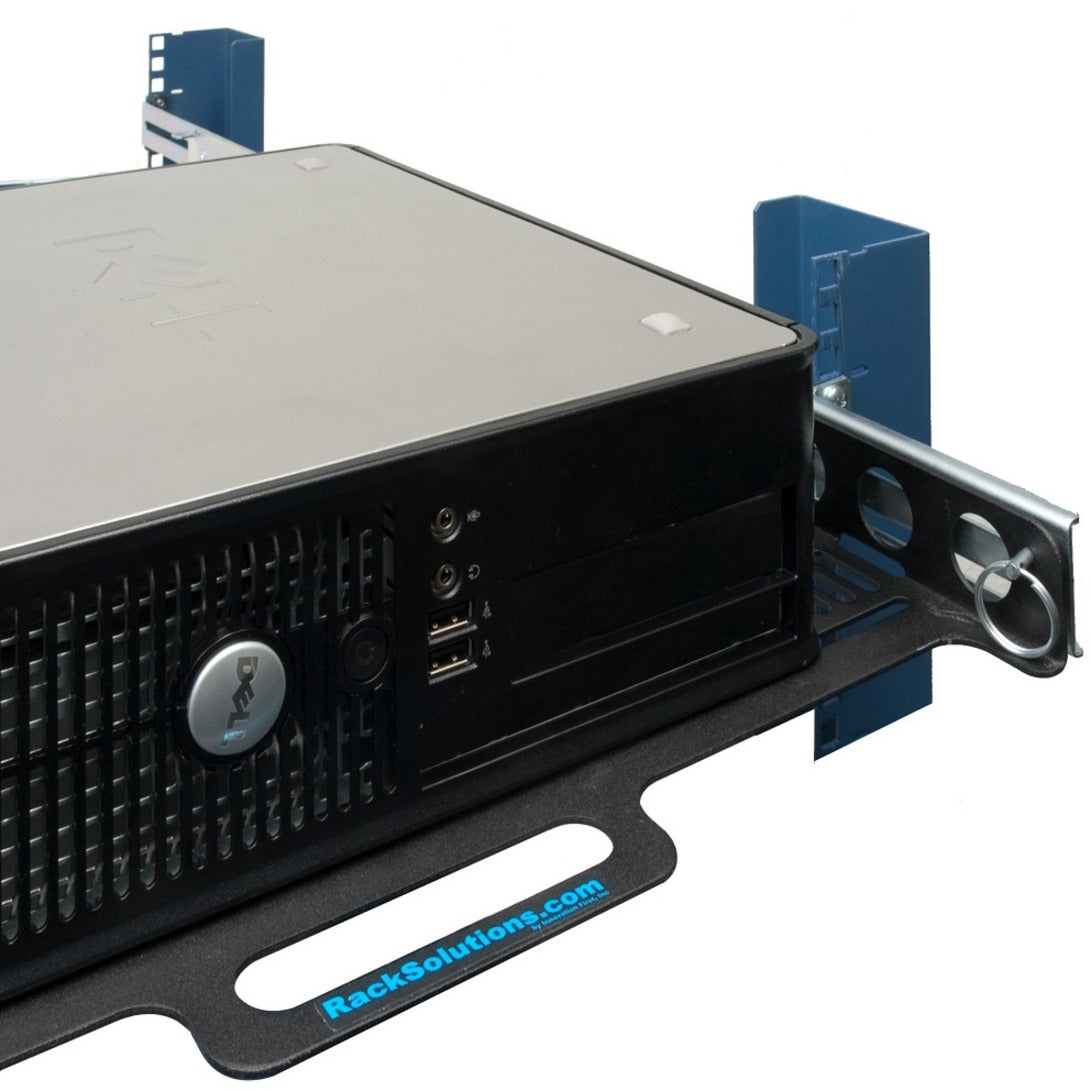 Rack Solutions 1U Dry Sliding Computer Shelf with Cable Management Arm