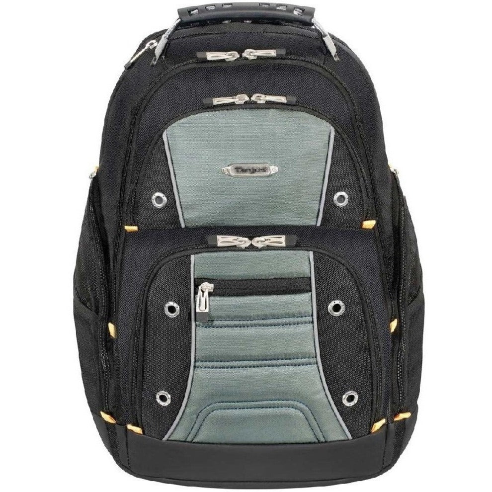 Targus Drifter II TSB239US Carrying Case Rugged (Backpack) for 17" Notebook - Black Gray
