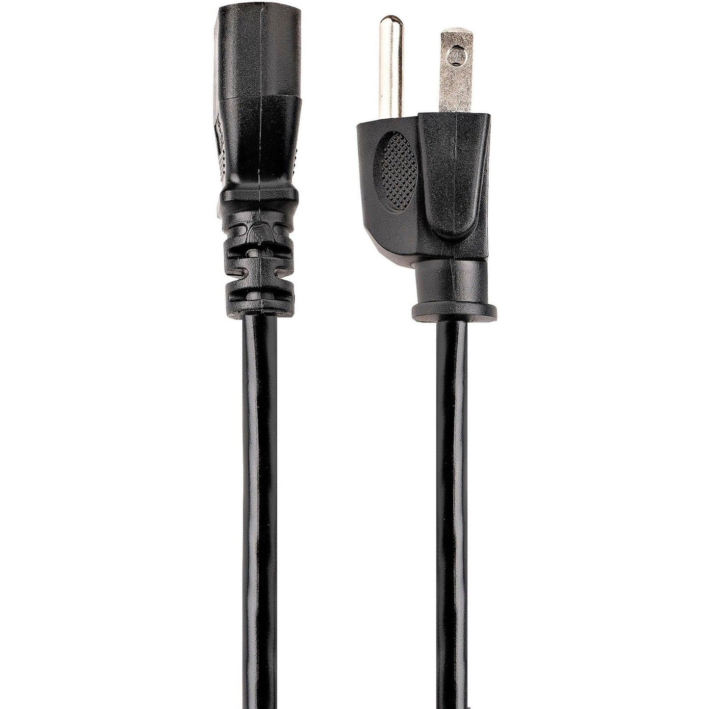 StarTech.com 25ft(7.6m) Computer Power Cord NEMA 5-15P to C13 10A 125V 18AWG Black Replacement AC PC Power Cord TV/Monitor Power Cable
