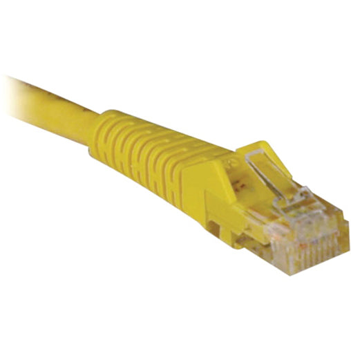 Tripp Lite Cat6 Gigabit Snagless Molded (UTP) Ethernet Cable (RJ45 M/M) PoE Yellow 2 ft. (0.61 m)