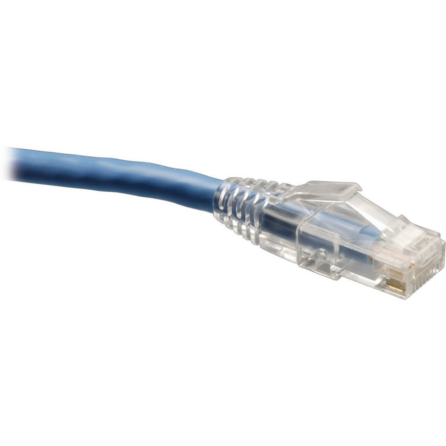 Tripp Lite Cat6 Gigabit Solid Conductor Snagless UTP Ethernet Cable (RJ45 M/M) PoE Blue 125 ft. (38.1 m)