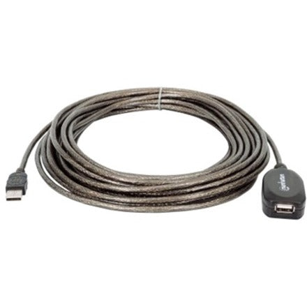 Manhattan Hi-Speed USB 2.0 A Male/A Female USB Active Extension Cable 33'
