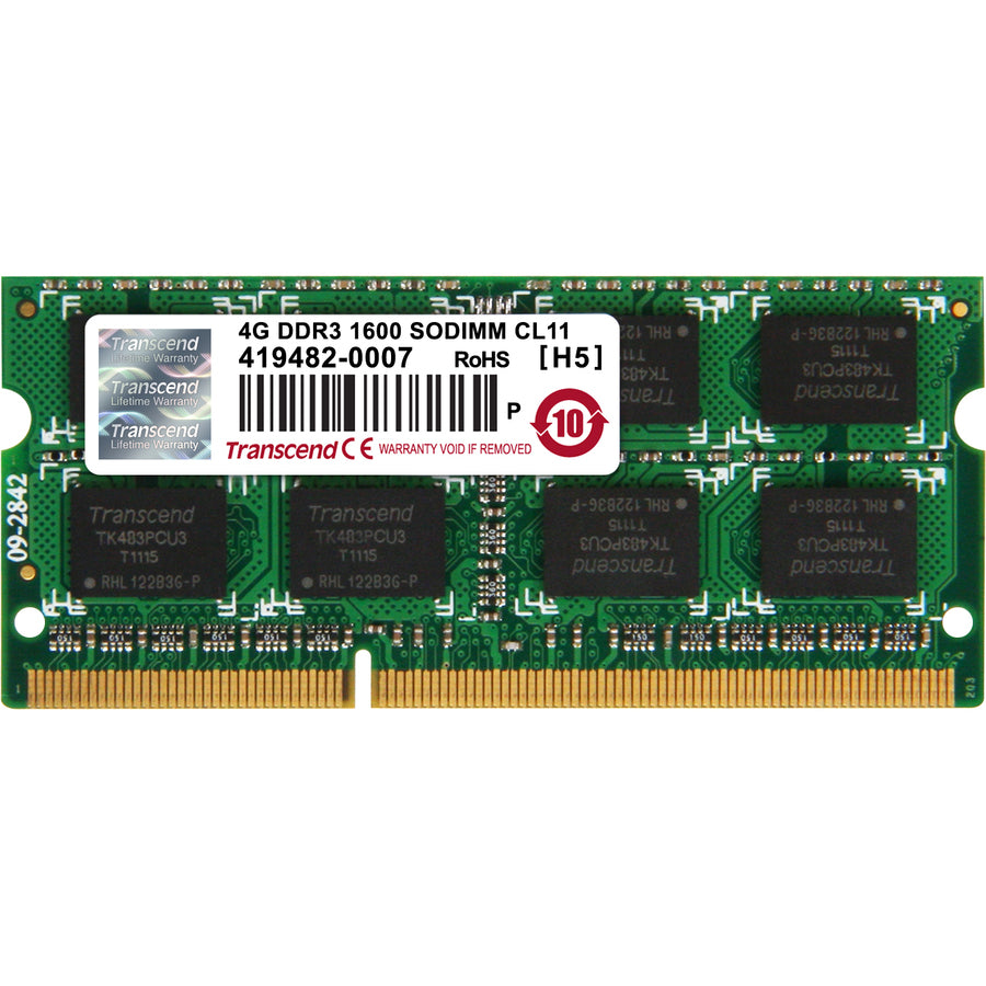 Transcend JetRAM 4GB DDR3 SDRAM Memory Module