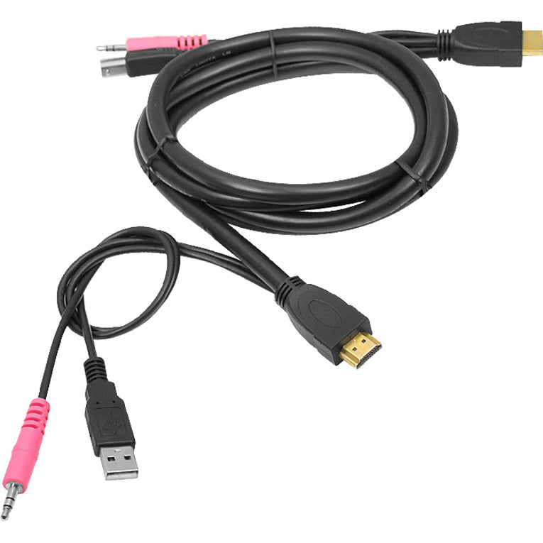 1.8M USB HDMI KVM CABLE WITH