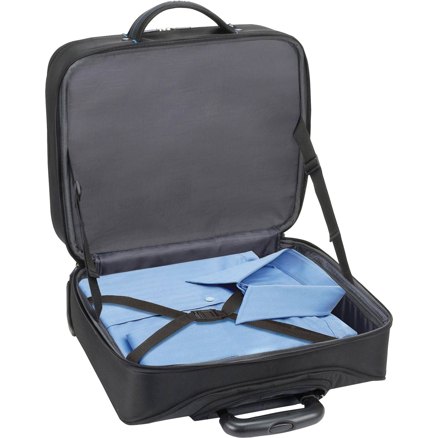 Solo Tech Carrying Case (Roller) for 16" Apple iPad Notebook - Black Blue
