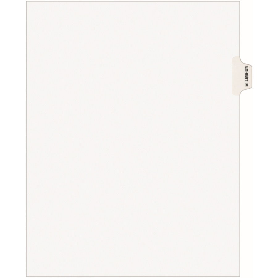 Avery® Individual Legal Dividers Avery® Style Letter Size Side Tab EXHIBIT M (1383)