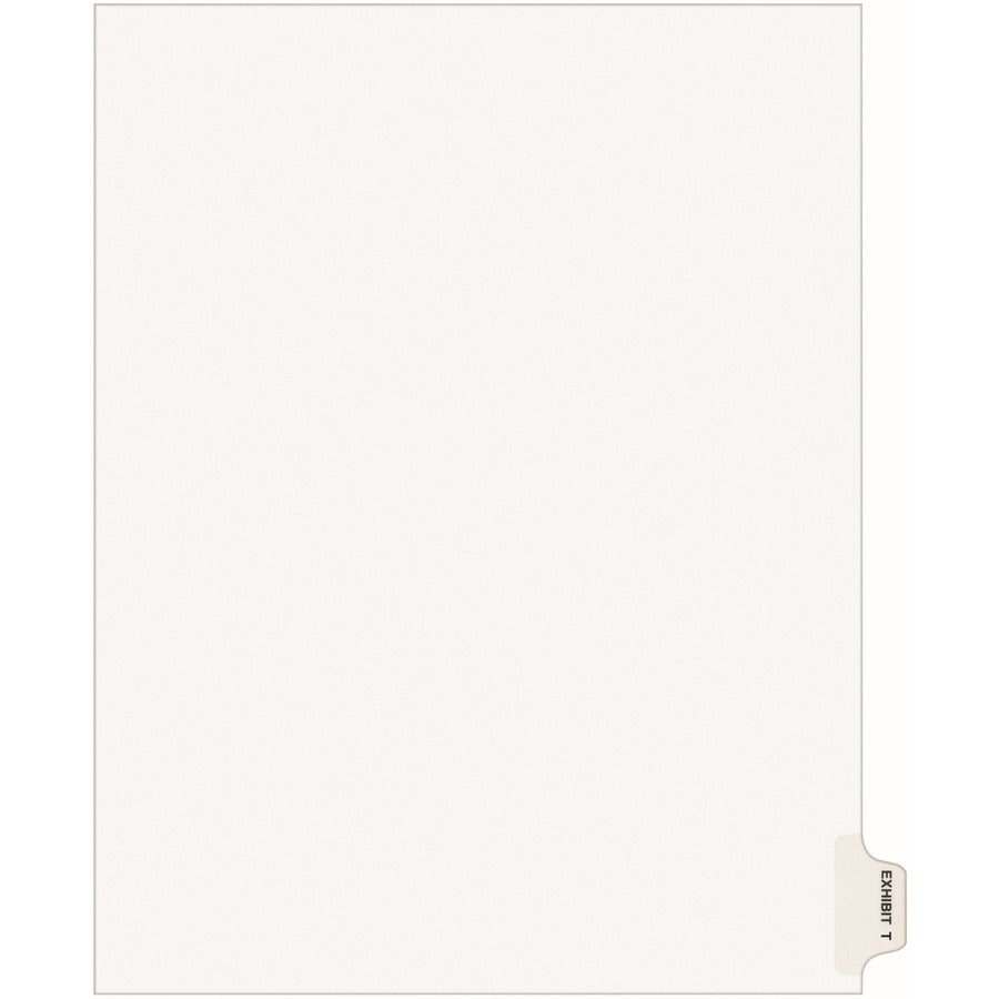 Avery® Individual Legal Dividers Avery® Style Letter Size Side Tab EXHIBIT T (1390)