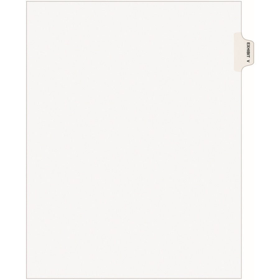 Avery® Individual Legal Dividers Avery® Style Letter Size Side Tab EXHIBIT V (1392)