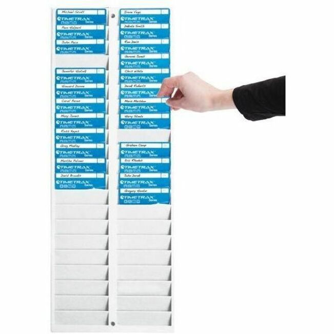 Pyramid 500-4 40-Pocket Employee ID Badge Rack
