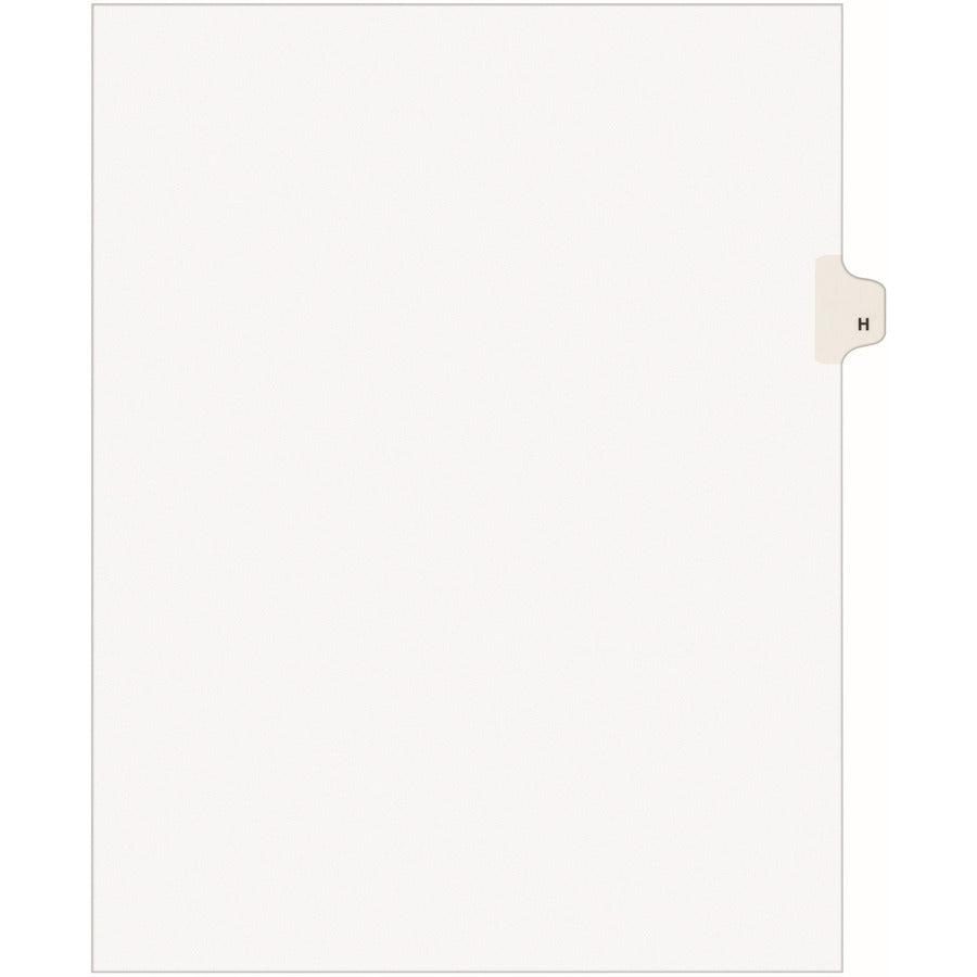 Avery® Individual Legal Dividers Avery® Style Letter Size Side Tab H (1408)
